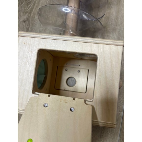 Lovevery Slide and Seek Ball Run tower and wooden rattle set - Picture 6 of 9